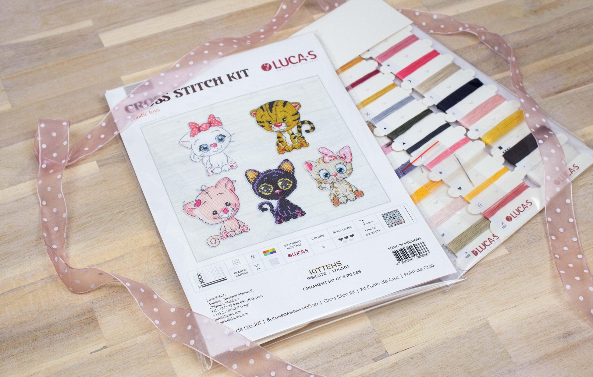 Toys Cross Stitch Kit Luca-S - Kittens JK033 - Luca-S