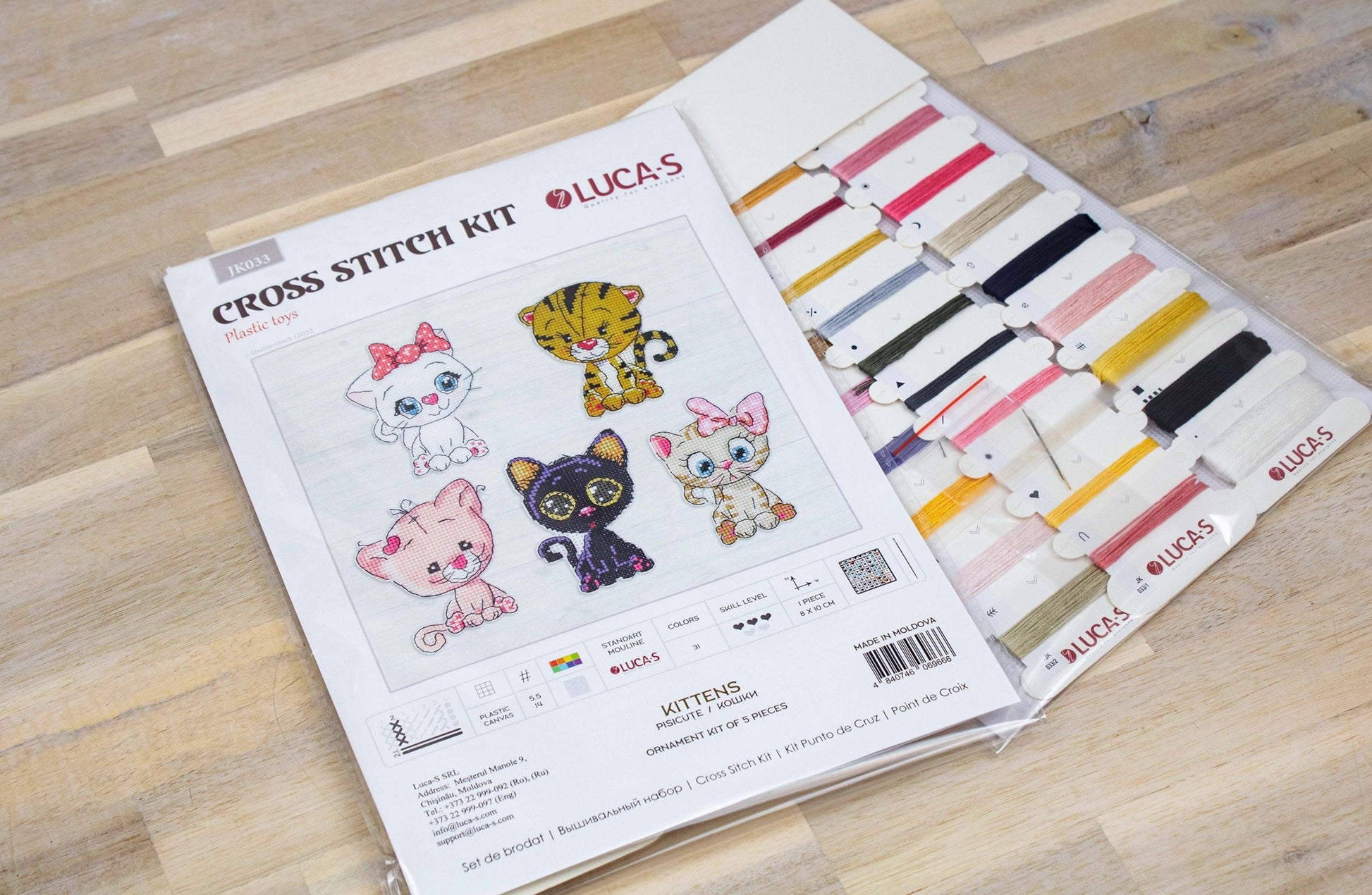 Toys Cross Stitch Kit Luca-S - Kittens JK033 - Luca-S