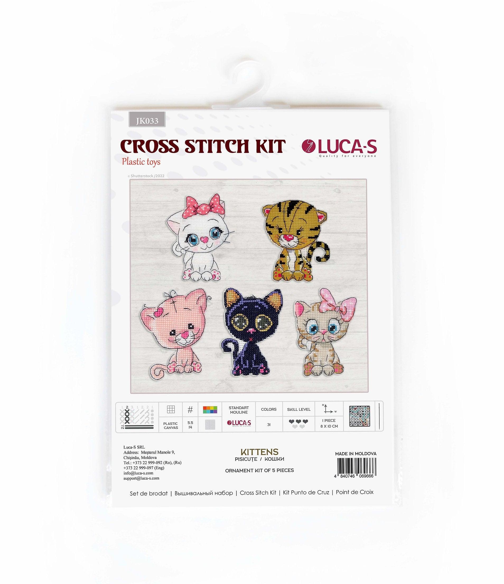 Toys Cross Stitch Kit Luca-S - Kittens JK033 - Luca-S