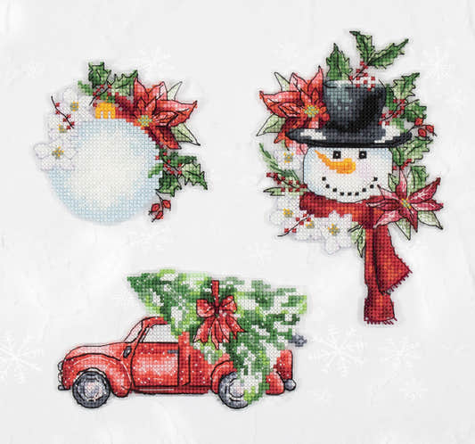 Toys Cross Stitch Kits - Christmas Toys, JK037 - Luca-S Cross Stitch Toys